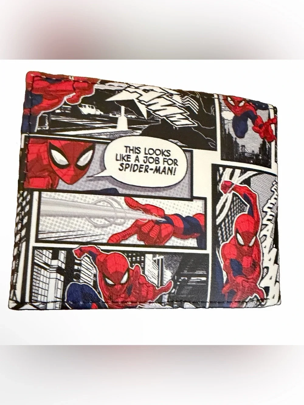 Marvel Spider-Man Comic Emblem Bifold Wallet - NWT